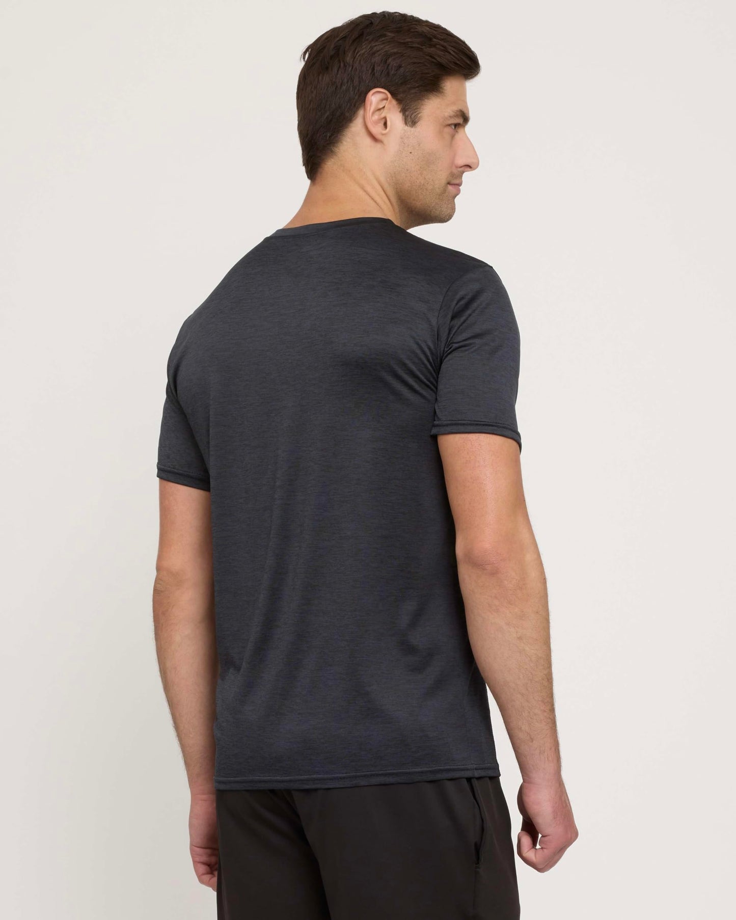 Real Essentials 5 Pack: Men's Dry-Fit Short Sleeve Crew Neck T Shirts Fitness Running Gym Workout Cool Exercise Athletic Tee, Set 7, X-Large