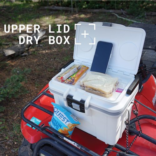 Pelican 8QT Personal Cooler & Dry Box (Dark Grey/Green)
