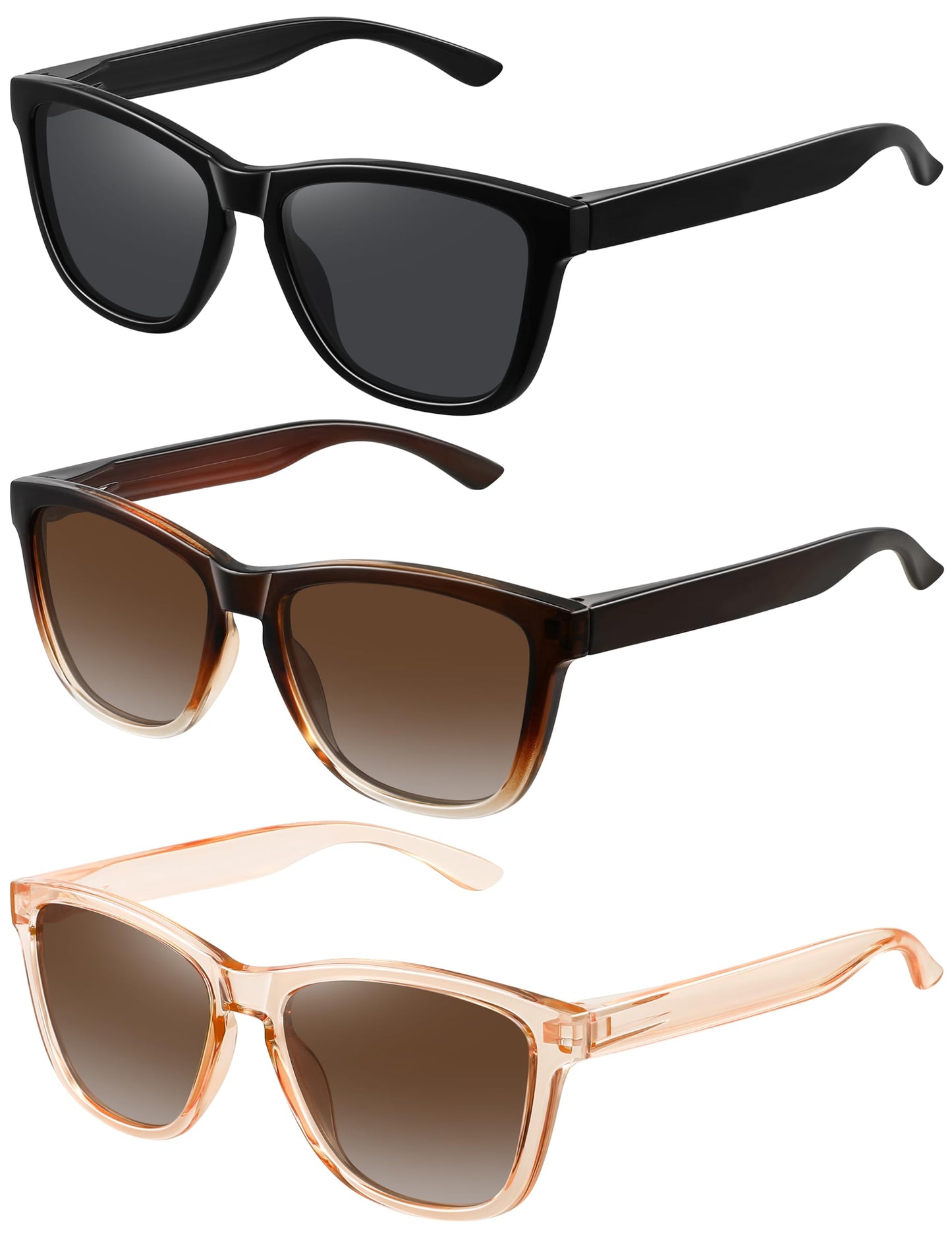 MEETSUN Polarized Sunglasses for Women Men Trendy Retro Square Shades