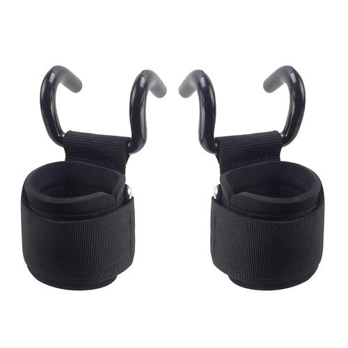 HUANGGG Pull Up Gym Workout Fitness Training Wrist Wrap Weight Lifting Hook Nonslip Padding Powerlifting Wrist Grip