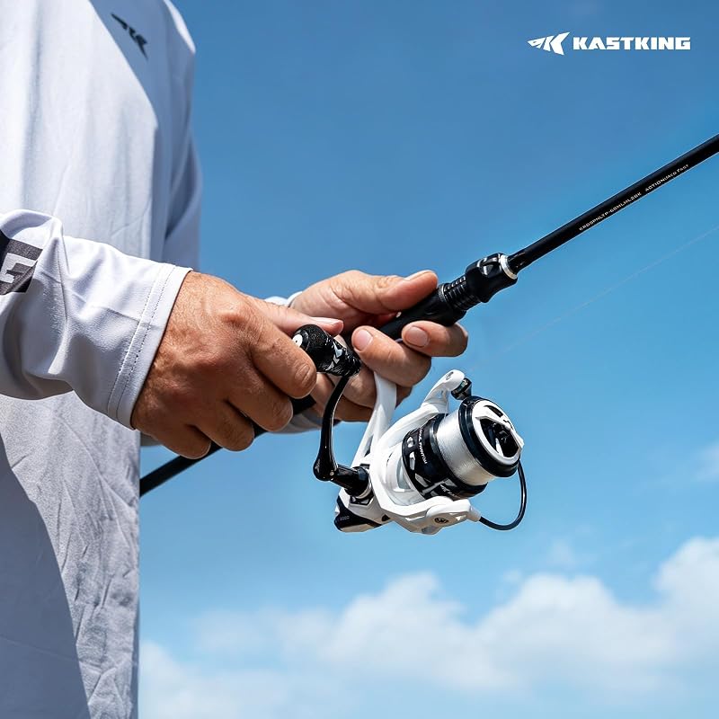 KastKing Lethal Phantom Spinning Reel 2000 - Superpolymer Handle, 5.2:1 Gear