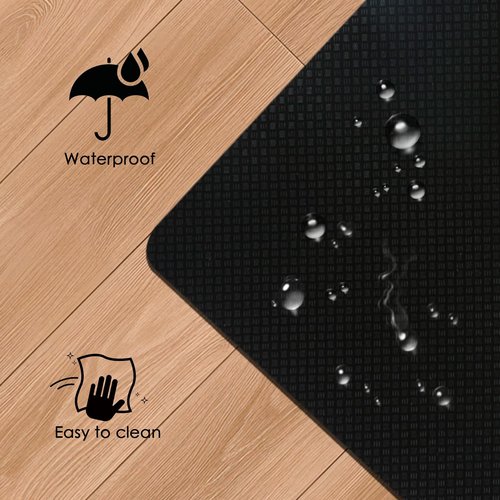 Double-Sided Non-Slip Leg Exerciser Machine Mat - Workout Mat for Under Desk Elliptical Pedal Ellipse Exercise