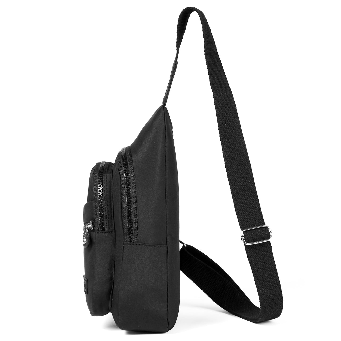 BAOU Small Sling Backpack Crossbody Sling Bag for Women, Chest Bag Daypack Fanny Pack Cross Body Bag for Travel Hiking Outdoors - Black