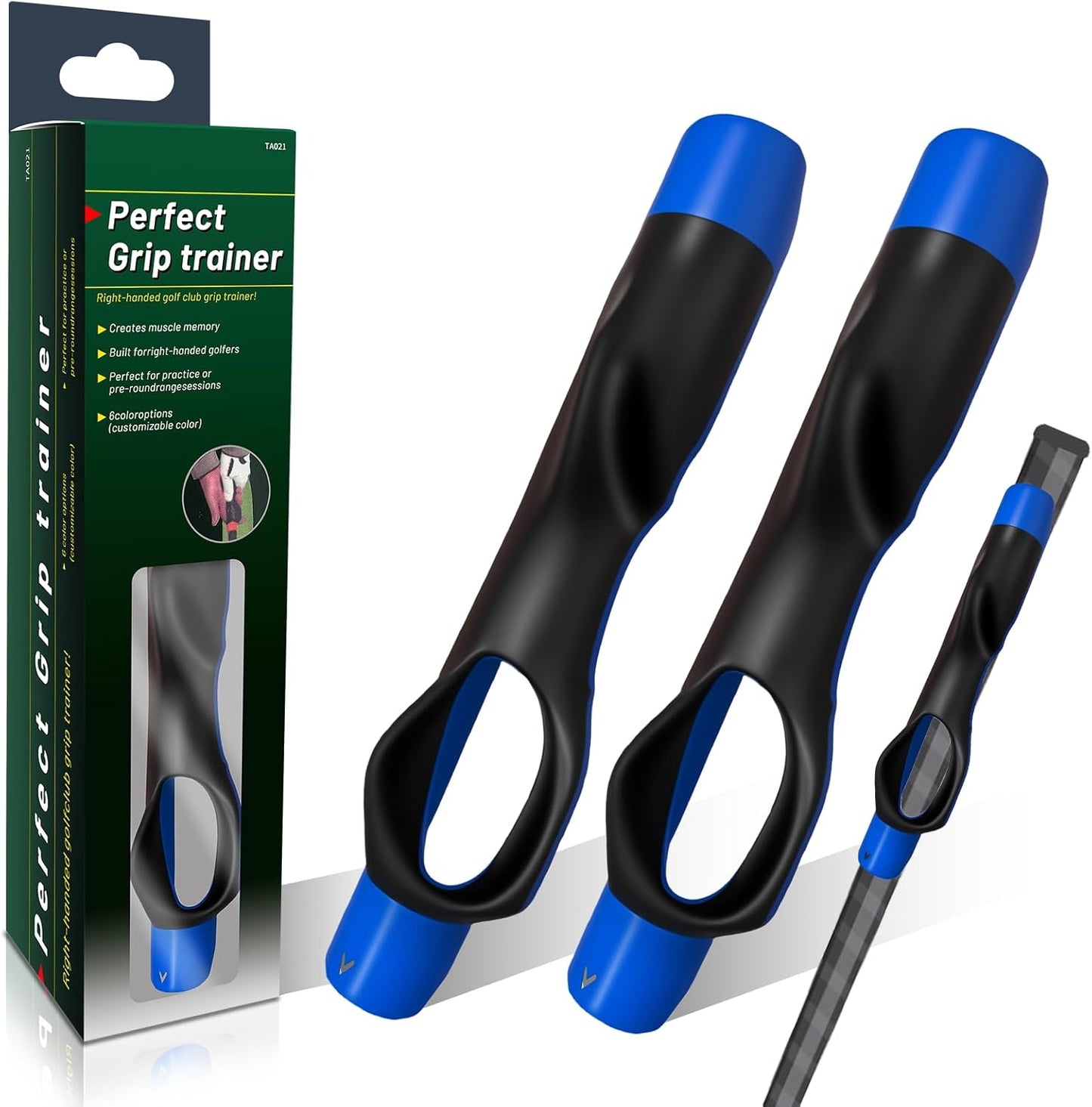 2Pack Golf Grip Trainer,Golf Training Aid Grip Trainer Club,Training Grip Right Hand, to Help Train Correct Hand Position