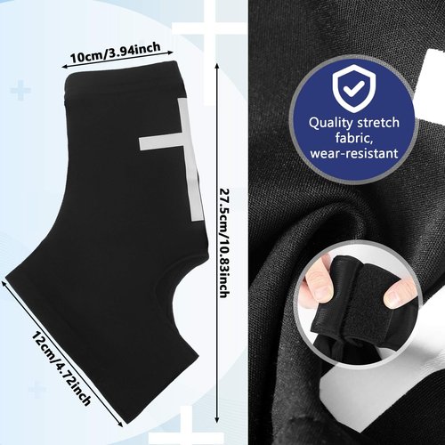 VioraWhite Cross Spat Cleat Covers Football Spats Christian Cross Adjustable Non Slip Cleat Sleeves for Soccer Baseball Softball Field Hockey Fit for Youth Adults Men and Women Gift for Athlete