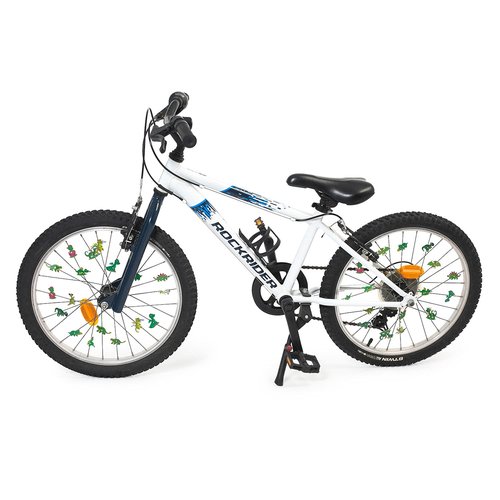 Bike Wheel Spoke Accessories for Kids – Fun Bicycle Decorations & Attachments for Boys & Girls - Party Favors, Goodie Bag Stuffers, Outdoor Toys – Dinosaur Theme, Pack of 36