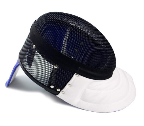 LEONARK Fencing Epee Mask Hema Helmet CE 350N Certified National Grade Masque - Fencing Protective Gear (Black, Medium)