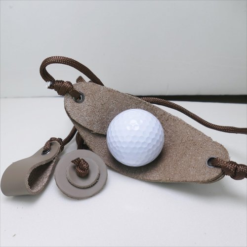 Leather Shepherd Strap Handmade Umbrella Rope Shepherd Strap Thrower Stone Old Style Slingshot Dog Ball Launcher（1pack）