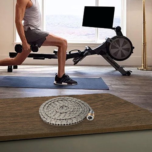 Rowing Machine Replacement Chain, Boating Machine Chain for Concept 2 Rowing Machine Replacement Chain for Model C, D & E, Connectors and Brass Swivel Installation