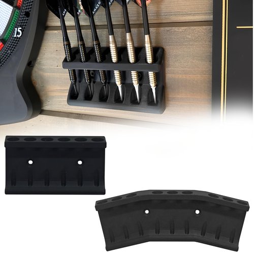 Bantlou 2 Pcs Wall Mounted Dart Holder, Dart Racks to Display 6 and 9 Darts, Unique Gift for Dart Players