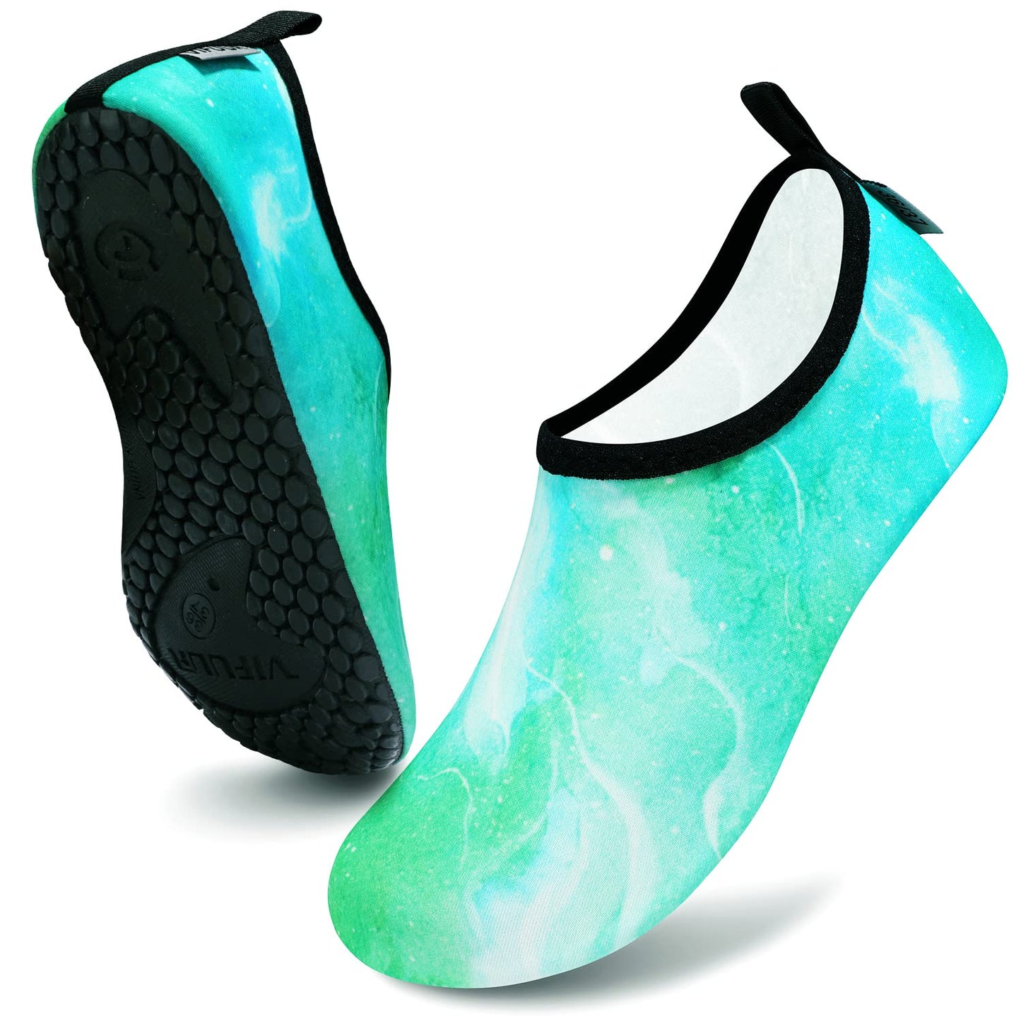VIFUUR Water Sports Unisex Shoes Marble Green - 9-10 W US / 7.5-8.5 M US (40-41)
