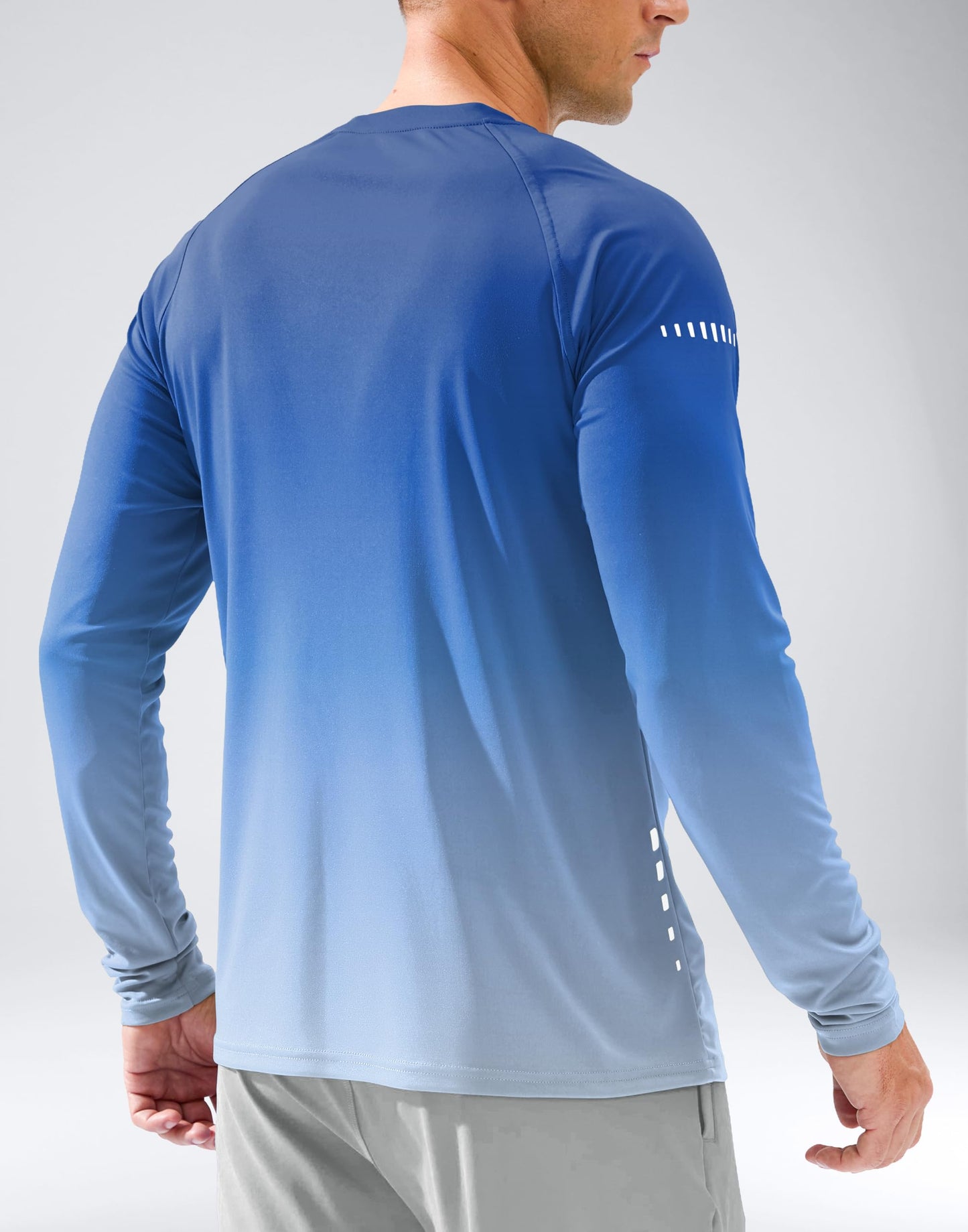 Men's Sun Protection Long Sleeve Shirts UPF 50+ Rash Guard for Men SPF UV Fishing Hiking Running Workout Athletic Shirt