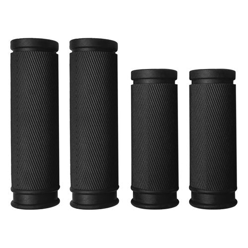 TIKBRO 4Pcs Bike Handlebar Grips,Short Mini Bicycle Handlebar Grips Rubber 85mm 105mm Fit Twist Shift and Revoshift