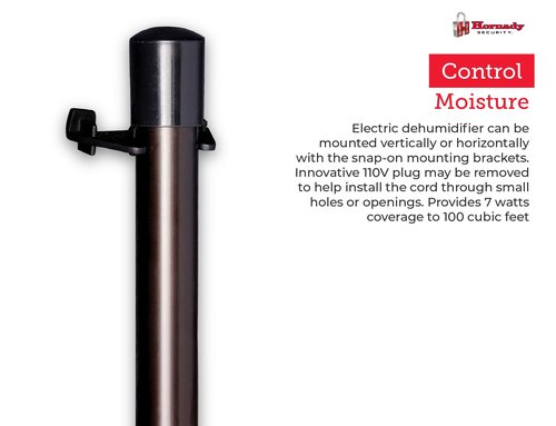 Hornady 95903 Electronic Gun Safe Dehumidifier Rod (12"),Black