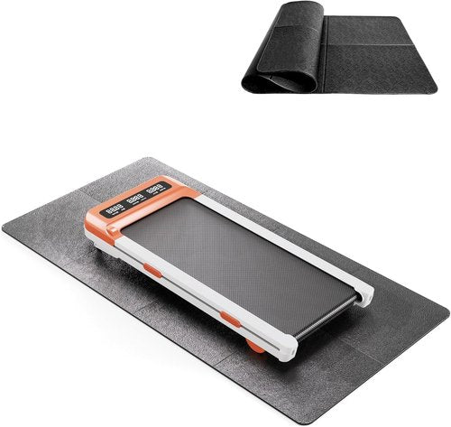 Foldable Fitness Equipment Mat,Floor Protector Exercise Mat,Treadmill Mat with Non-Slip Shock Absorption Waterproof, Fitness Equipment Mats to Protect Floor for Home Gym