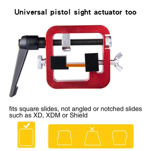 KRYONIX Universal Pistol Sight Pusher Tool for 1911, for Glock 19, 43 and Others - Rear Sight Tool for Glock and 1911 to Improve Shooting Accuracy, Sight Bead Disassembly Tool