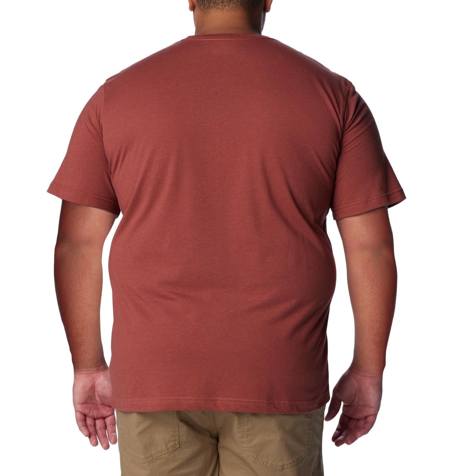 Columbia Men's Thistletown Hills Short Sleeve, Auburn Heather, 1X