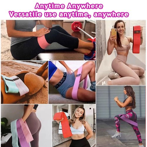 Nuplot Pilates Essentials Kit for Women - Better Yoga Pilates Kit for Home Workouts with Pilates Ring and Ball Set, Booty Bands, Figure 8 Resistance Band, Yoga Band for Stretching (Pink)