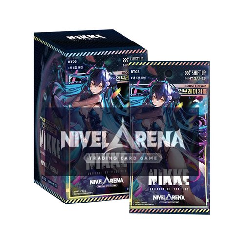 NIKKE Goddess of Victory NIVEL Arena Card Unbreakable Booster Box Korea BT03