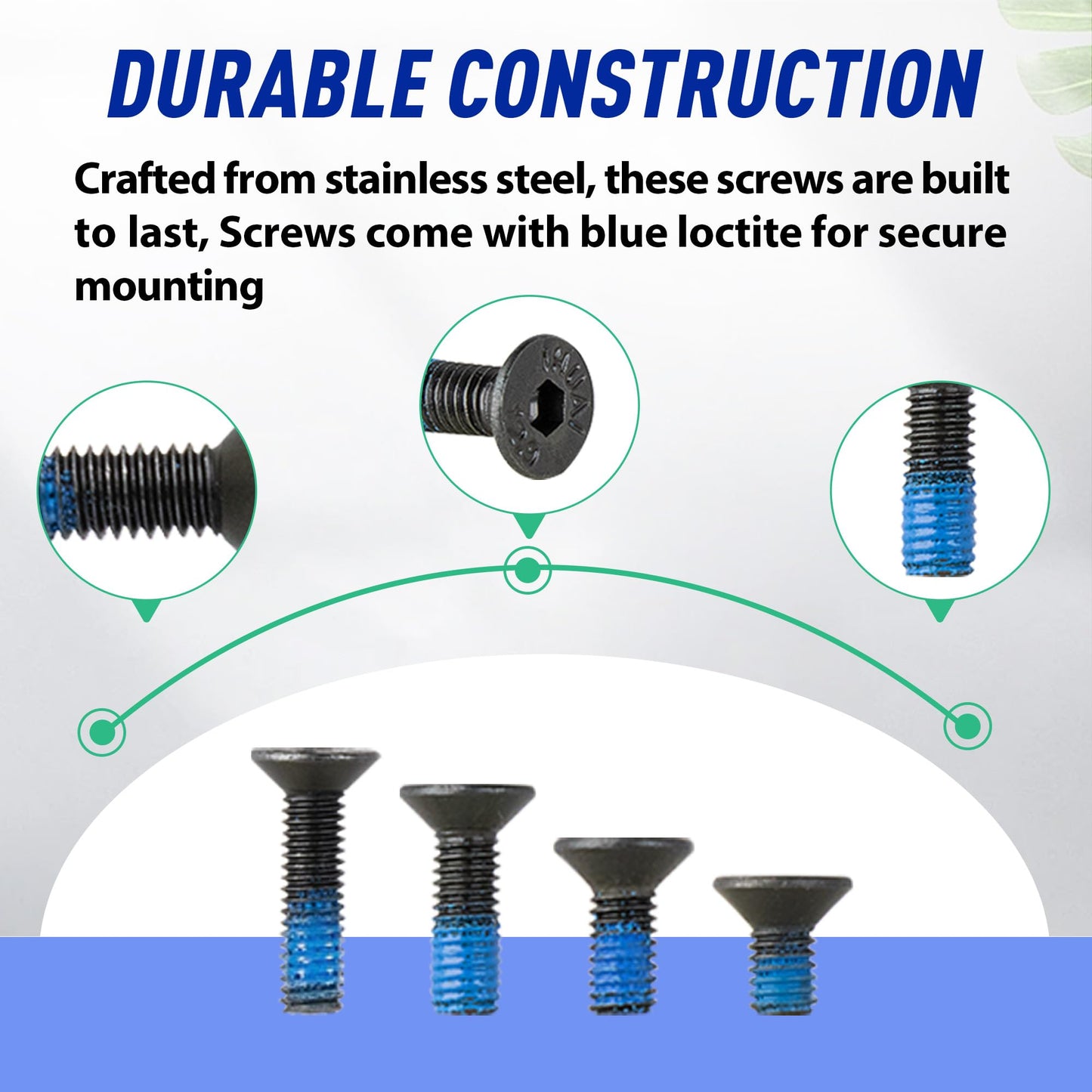 16Pcs Red Dot Screw Kit for Mounting RMSc/Holosun SCS/EPS Carry/407k/507k on Various Models of Optics Ready S&S P365 P365XL/P365 XMACRO (with mounting Tool)