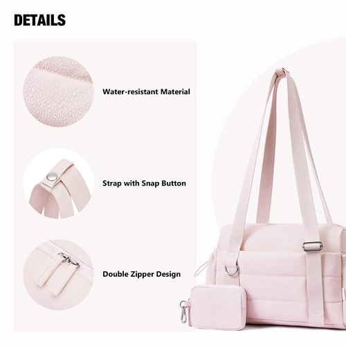 ROULENS Small Gym Bag for Women 2 Set Mini Gym Duffle Bag with Wet Compartment and Coin Wallet, Gym Tote Bag for Workout/Sport/Travel