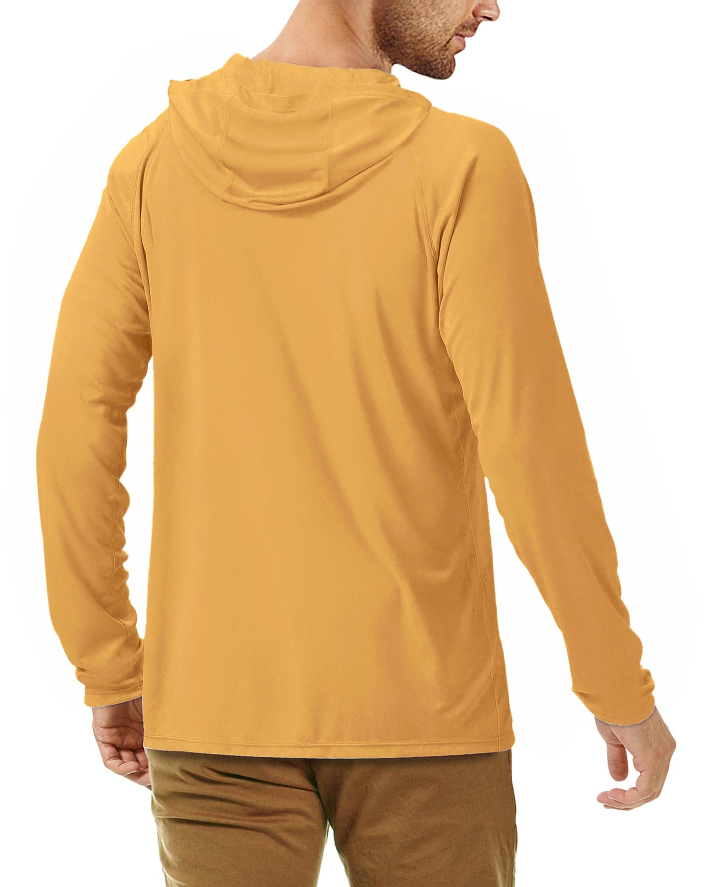 Roadbox UPF 50+ Fishing Shirts for Men Long Sleeve Sun Protection Lightweight Outdoor UV Hiking Shirts