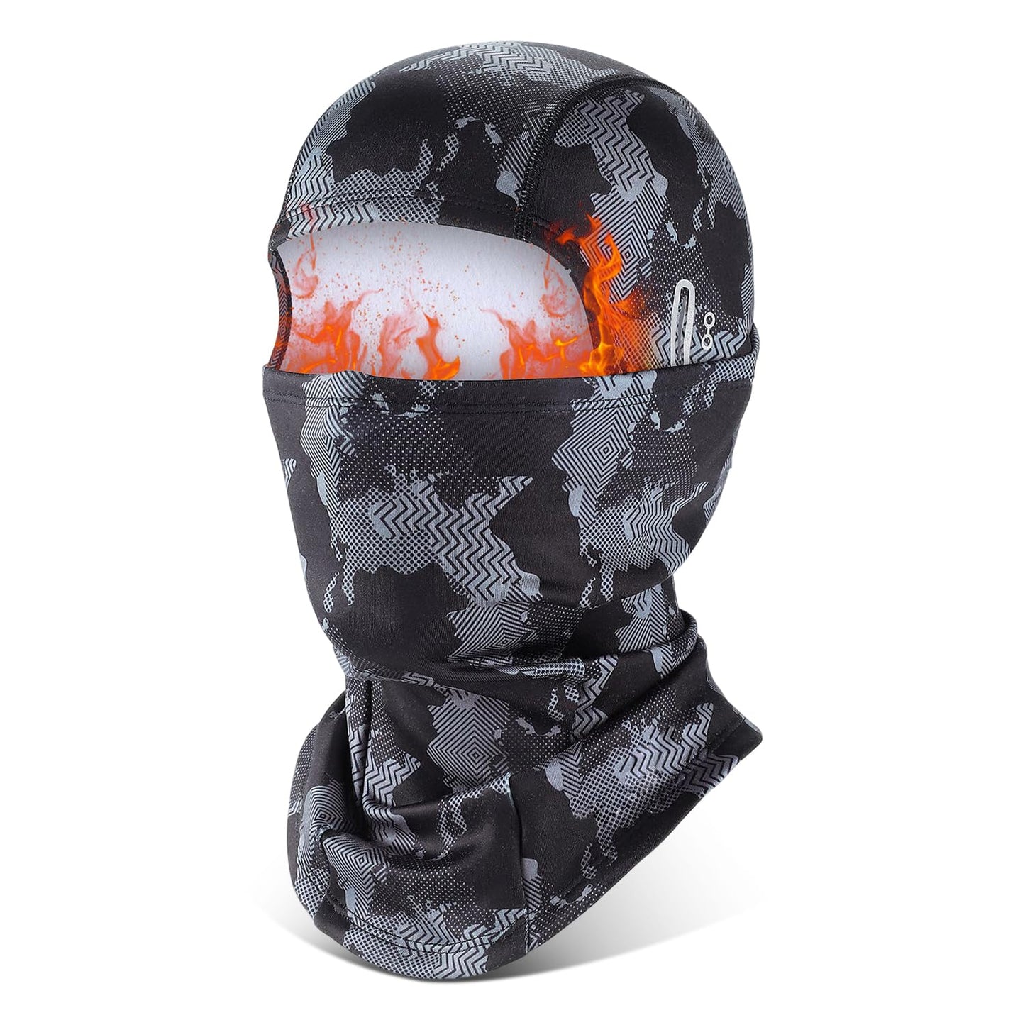 KGC Winter Balaclava for Men and Women, Windproof Ski Mask, Thermal Cold Weather, Winter Face Mask for Skiing, Bicycle Helmet, camouflage, One Size