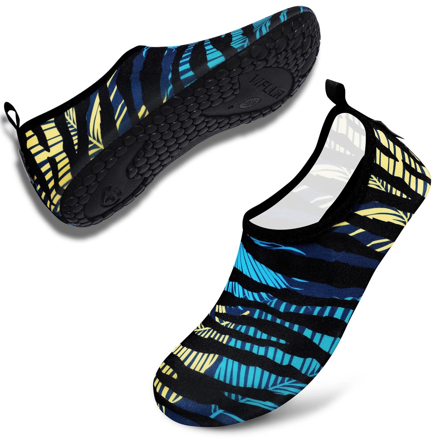 VIFUUR Water Sports Unisex Shoes Looming Blue/Yellow - 9-10 W US / 7.5-8.5 M US (40-41)