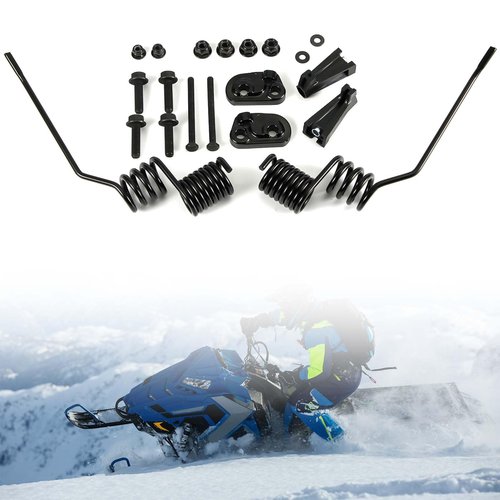 Spring Style Rail Mount Ice Scratchers, Snowmobile Ice Snow Scrtchers Kit Snowmobile Ice Sratchers for Ski-Doo, Replace OEM# 860201728