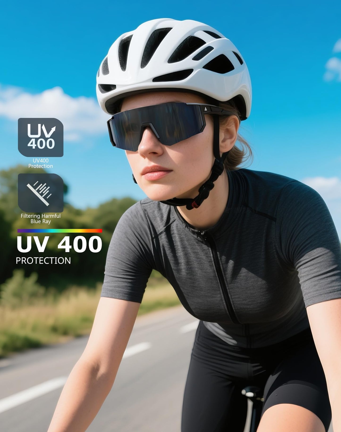 KALIYADI Polarized-Sunglasses-Men Sports Mens-Sunglasses Women: Sun Glasses with UV400 for Running Cycling Golf Fishing