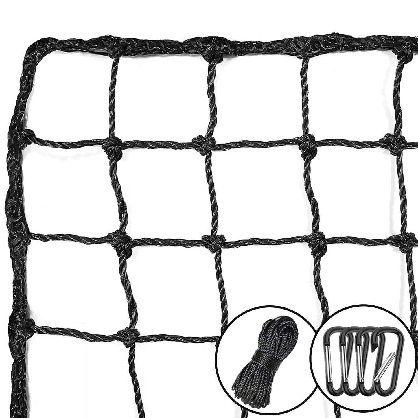 AOLIGEIJS Baseball Softball Backstop Nets, Heavy Duty Sports Netting