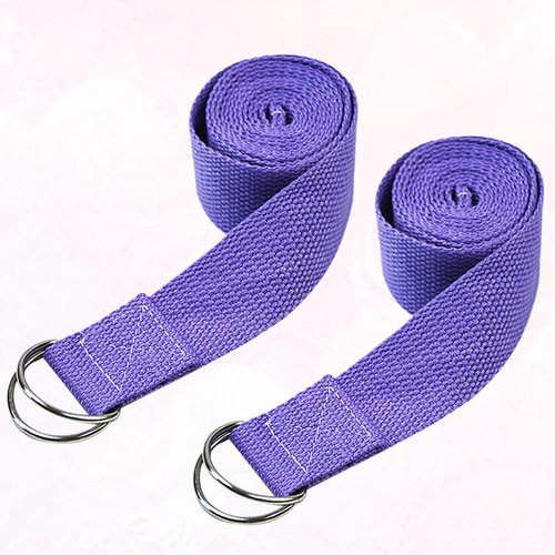 POPETPOP Yoga Straps for Stretching 2pcs Stretch Band Buckle Lightweight Sturdy for Flexibility Workout