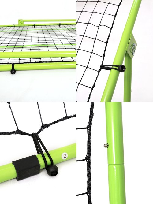 7 * 4FT Volleyball Rebounder Training Net, Five Adjustable Training Nets, Can Be Used from Multiple Angles to Meet Your Various Training Needs.Equipped with A Tote Bag for Easy Portability.
