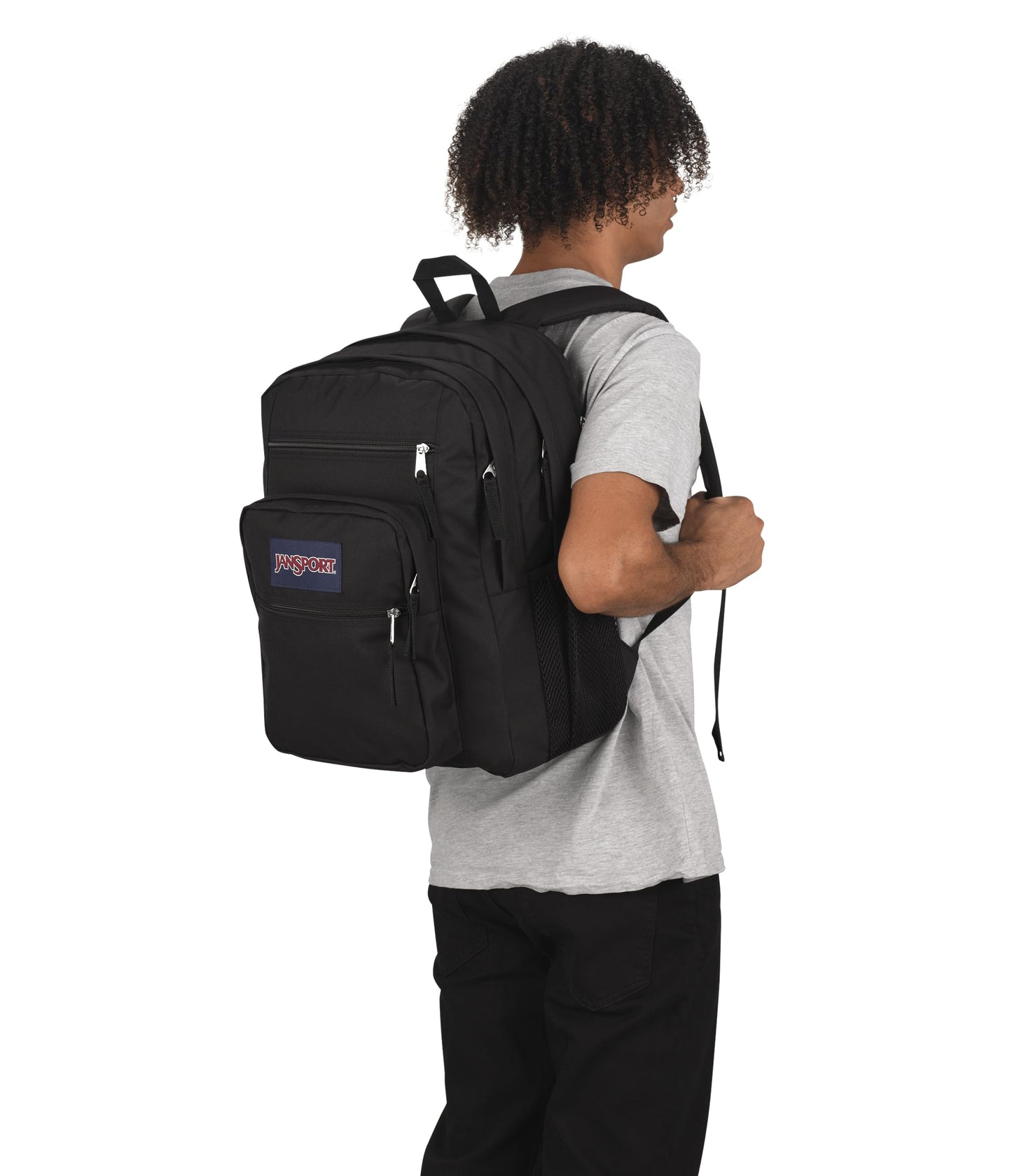 JanSport Laptop Backpack - Computer Bag with 2 Compartments, Ergonomic Shoulder Straps, 15” Laptop Sleeve, Haul Handle - Black