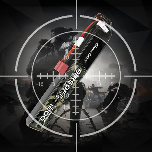 Gens ace 25C 1200mAh 3S1P 11.1V Airsoft Battery with Dean Plug (New Packaging)