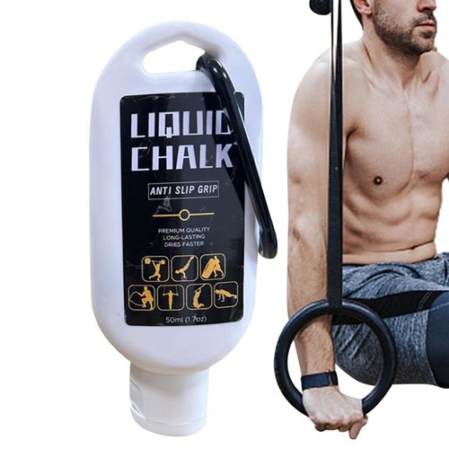 Grip Powder - 50ml Anti-Slip Climbing Chalk Bottle, Performance Griip Enhancer | Gym Grip Powder, Handholds Sports Gear Powder, Athletic Grip Solution, Weightlifting Grip Powder for Powerlifting