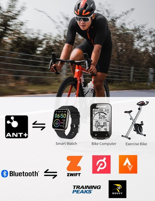 Cadence Sensor CAD70 for SmartWatch Cycling Computer Compatible with Garmin Bryton Polar Wahoo