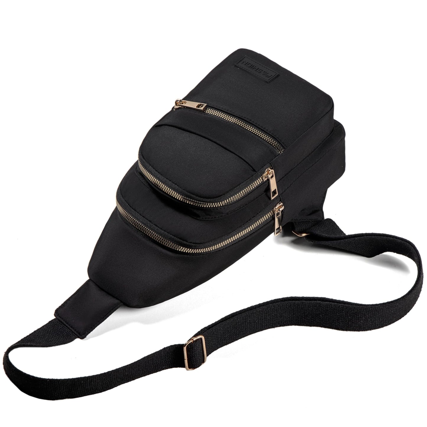 Cross Body Bag Small Sling Bag Crossbody Bags for Women Trendy Fanny Pack Sling Backpack - Black