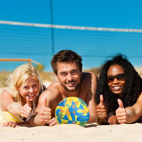 Soulchen 1 Pack 8.5 Inch Waterproof Water Volleyball for Pool with Pump All-Purpose Soft Beach Volleyball for Teens Adults Swimming Pool Game Toys and Accessories Outdoor and Indoor