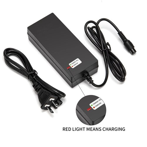 EVAPLUS 42V 2A Fast Charger with 3-Prong 0.31" Plug | for 36V Lithium Batteries- Compatible with Pocket Mod, Sports Mod, Electric Scooters
