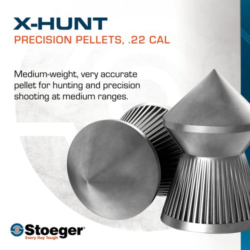 Stoeger X-Hunt Greater Penetration Pointed Tip Pellets, .22 Caliber, 200 Pack