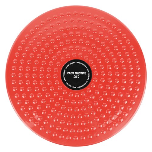 H H&J HUAJIAN Waist Whisper Disc,Body Twister Waist Twister Body Shaping Rotating Board for Women's Twisting Sports Equipment Aerobic Exercise Foot Massage (Red)