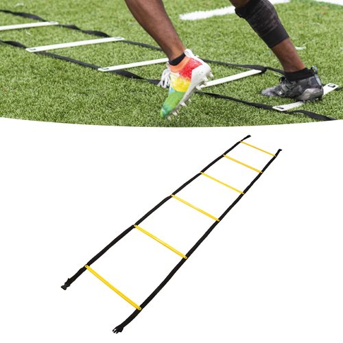 CDQL 2.6m Agility Ladder Agility Training Ladder,Fixed Speed Training Equipment,Speed Fitness Feet Training,Speed Ladder for Kids and Adults