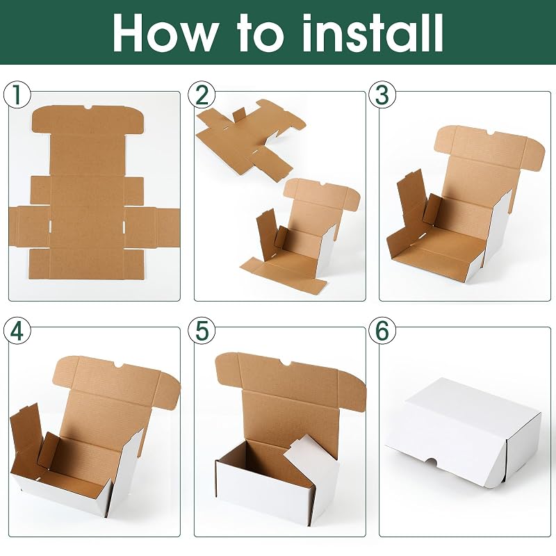 60 Pcs 400-Card Cardboard Trading Card Storage Box - White (Variation: White+60)