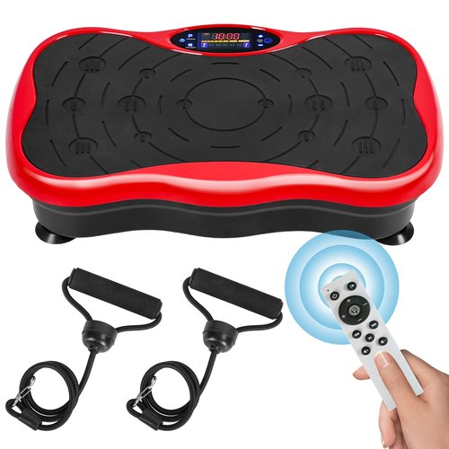 Vibration Plate Exercise Machine, Vibration Plate Platform for Lymphatic Drainage, Adjustable Speeds Power Shaping Vibrating Plate Helps Weight Loss, Shaping, Max Weight 300 Lbs