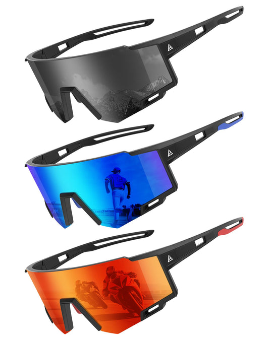 KALIYADI Sunglasses-Men Sports Mens-Sunglasses Women: Running Sun Glasses with UV400 Protection for Cycling Golf Fishing