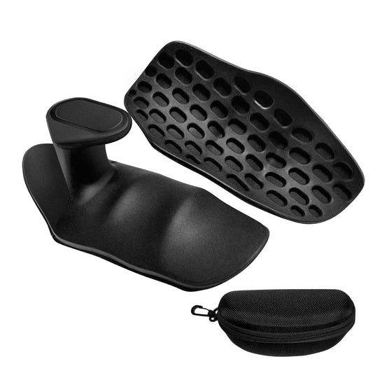 2Pcs Weight Lifting Grips for Men Women Deadlifts, Ergonomics Workout Rubber Fingerless Gym Grips, Palm Protection for Exercise Bodybuilding, Exercise, Weight Lifting, Dumbbell