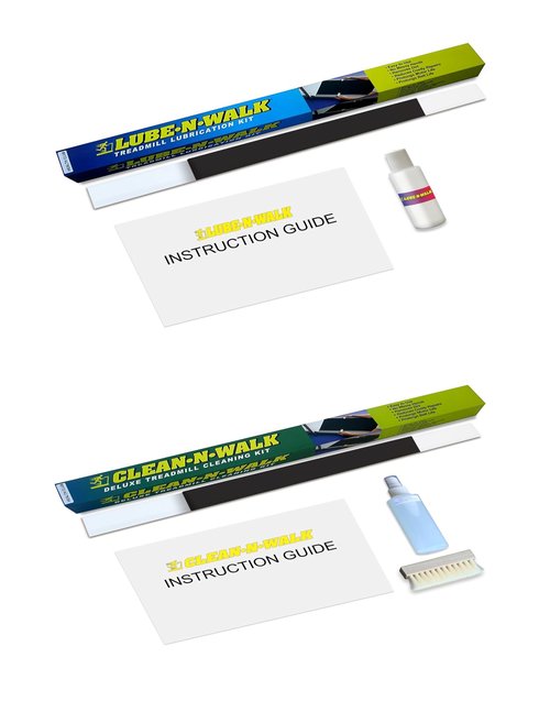 Lube-N-Walk & Clean-N-Walk (Health Club Combo Kit) Original Treadmill and Cleaning and Lubrication Kit - Official Partner for Major Treadmill Manufacturers