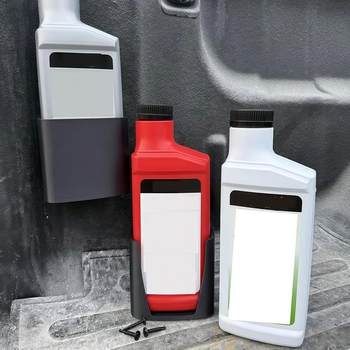 Magnetic Diesel Additive Holders, Wall Diesel Additive Caddy Hanger, Spill Free Heavy Duty Car & Truck Fuel Treatment Holders Magnetic Rack, Universal Fit Automotive Magnetic Bottle Mounts. (C)