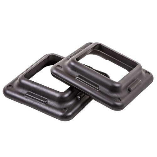 The Step (Made in the USA) Original Health Club Aerobic Step Risers in Black for Use with The Step Aerobic Platform ??Health Club Size (2 count)
